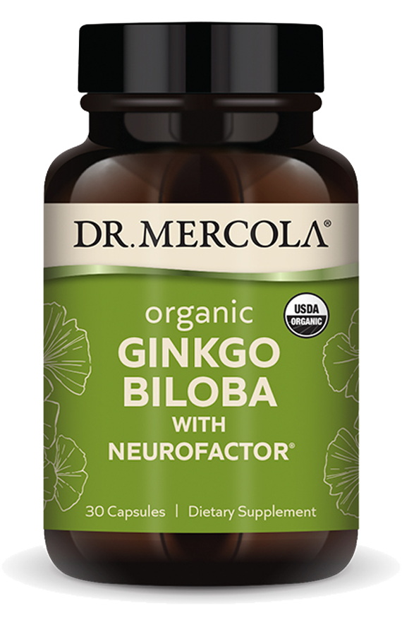 Organic Ginkgo Biloba 30 Capsules