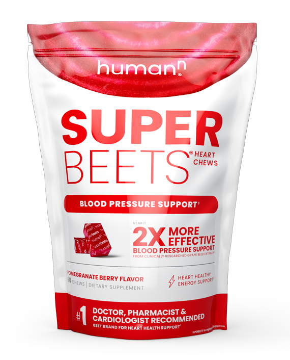 SuperBeets Heart Chews Pomegranate Berry 60 Chews