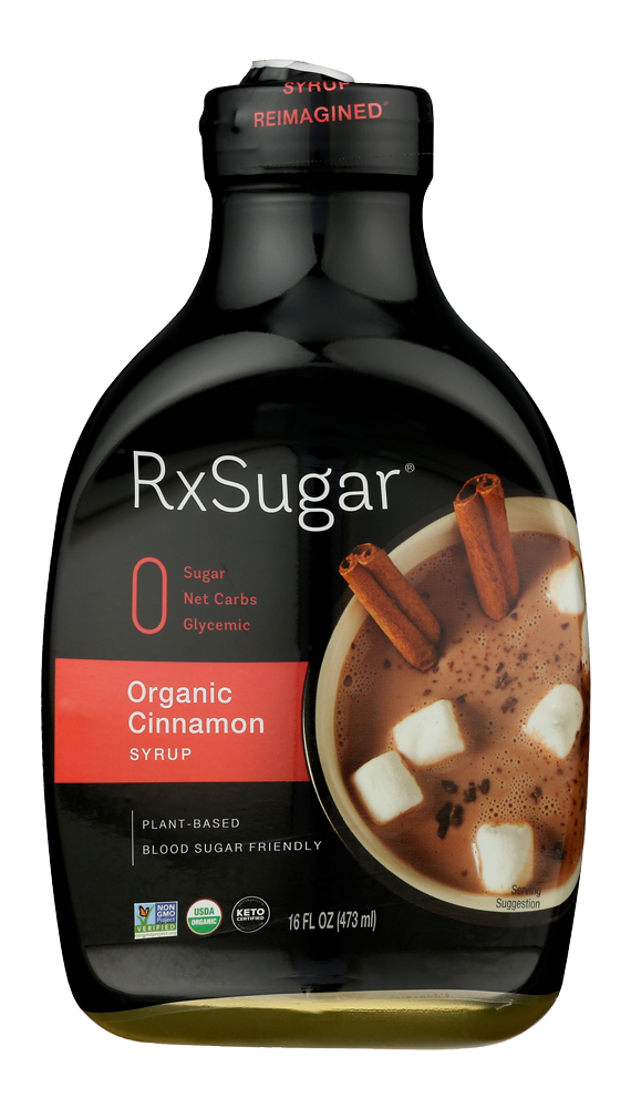 RxSugar® Organic Cinnamon Syrup 16 fl oz